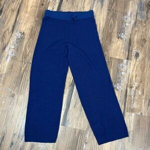 Free People Beach Blue Knit Pants Size M